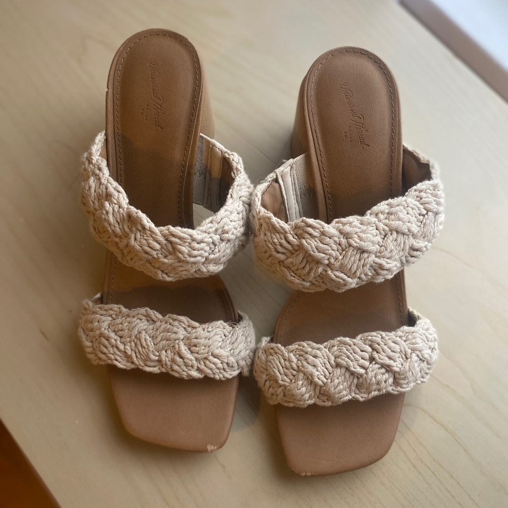 Universal Thread Braided Heels - Picture 2 of 6